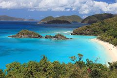 St John's Honeymoon Beach USVI: great snorkeling!