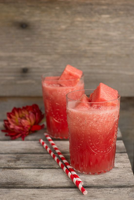 Watermelon Margaritas. Watermelon is one of summer's best tr