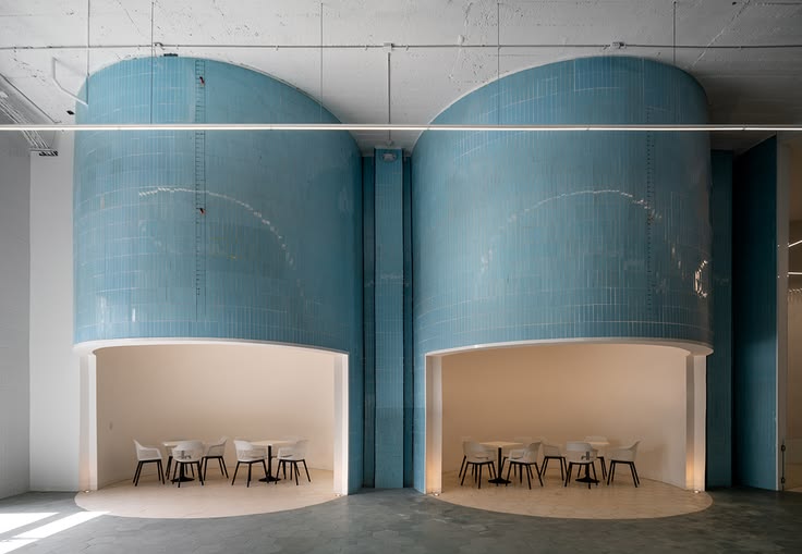Sunken Cafeteria by Corral Arquitectos reinterprets the unde