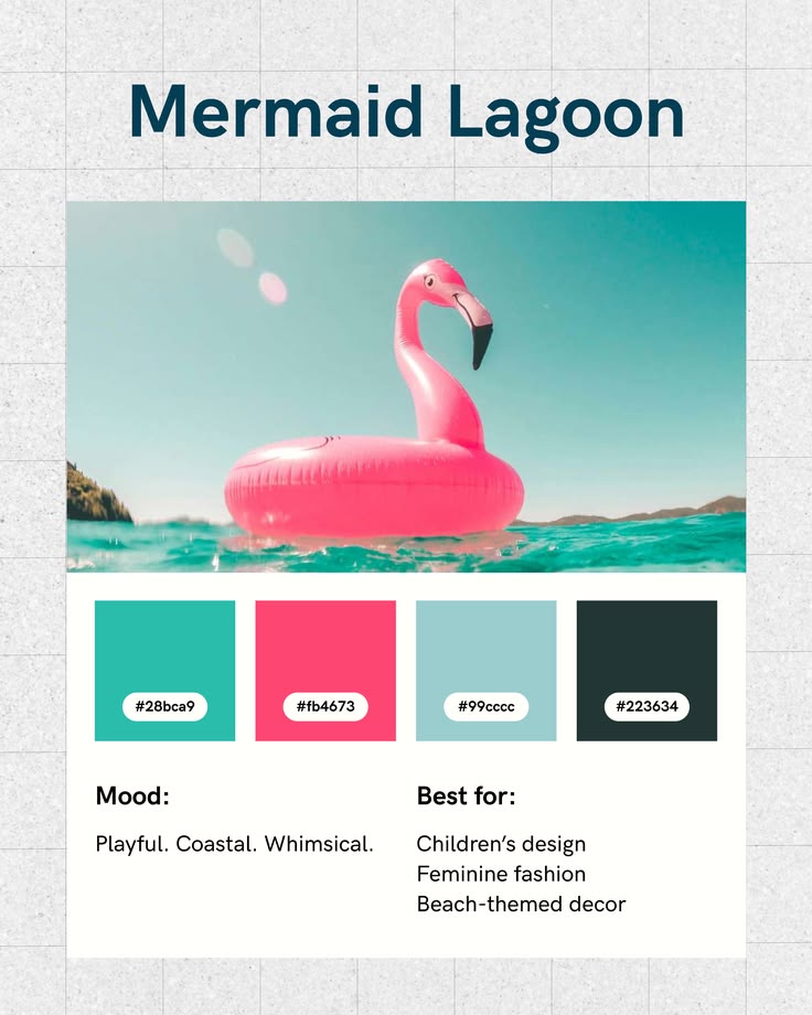 This whimsical green palette references the mythical creatur