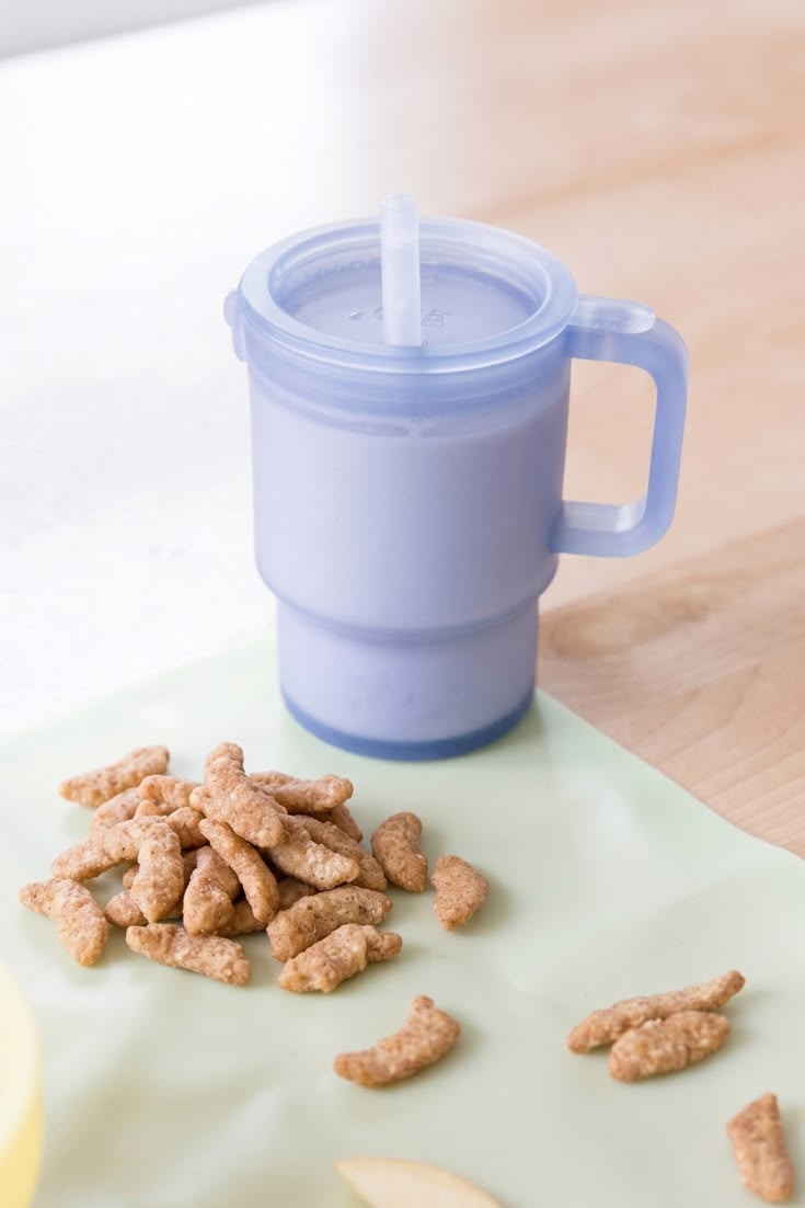 Snack time just got an upgrade. The Olababy 11oz Silicone Tu