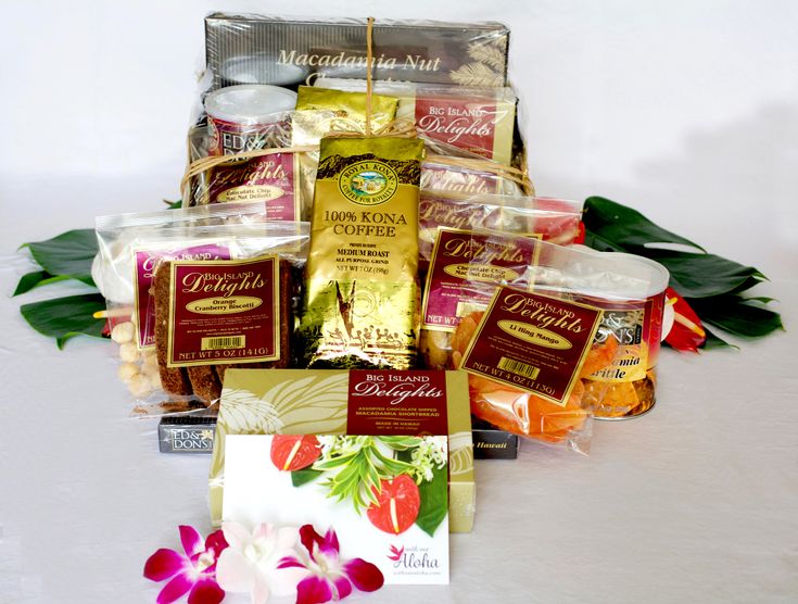 Hawaiian Gift Basket from the Big Island