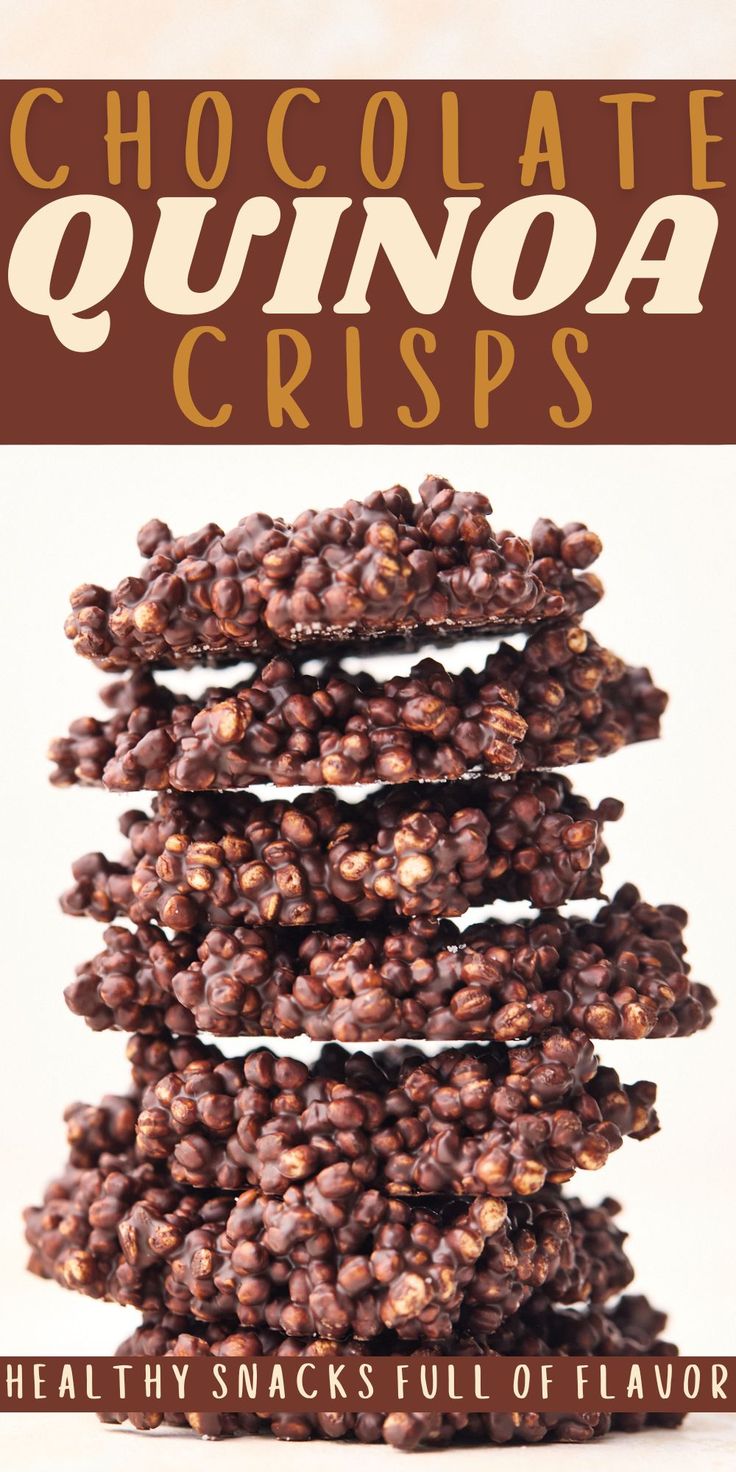 How to make the tastiest homemade Chocolate Quinoa Crisps! T
