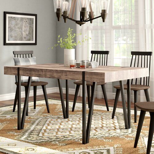 Laurel Foundry Modern Farmhouse 42" Extendable Pedestal Dini