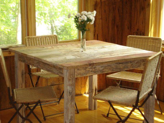 Driftwood Table, Beach house Table, Cottage Table, Camp Tabl