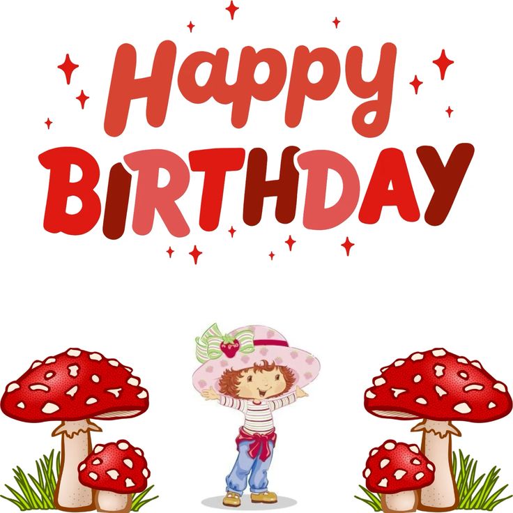 “Celebrate in style with this beautiful vibrant red Happy Bi