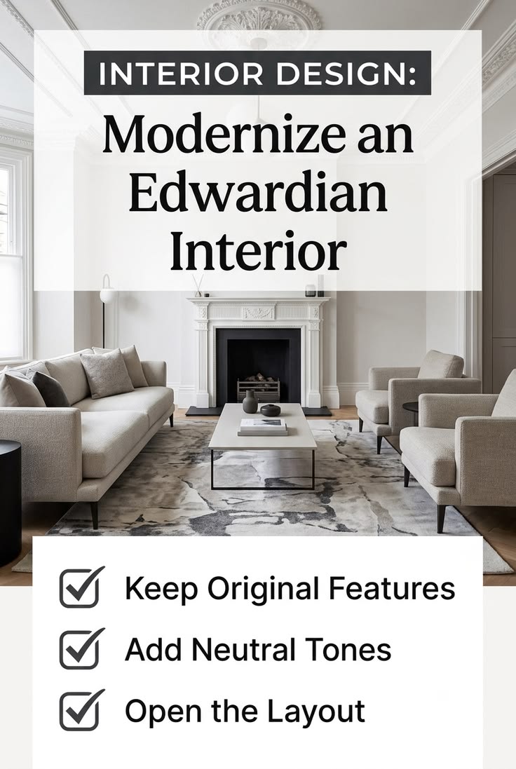 Interior design for a period property doesn't have to mean c