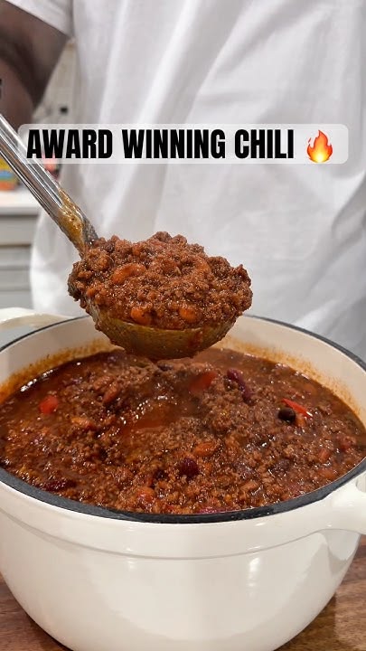 This Award Winning Chili can be made year round, it’s that g