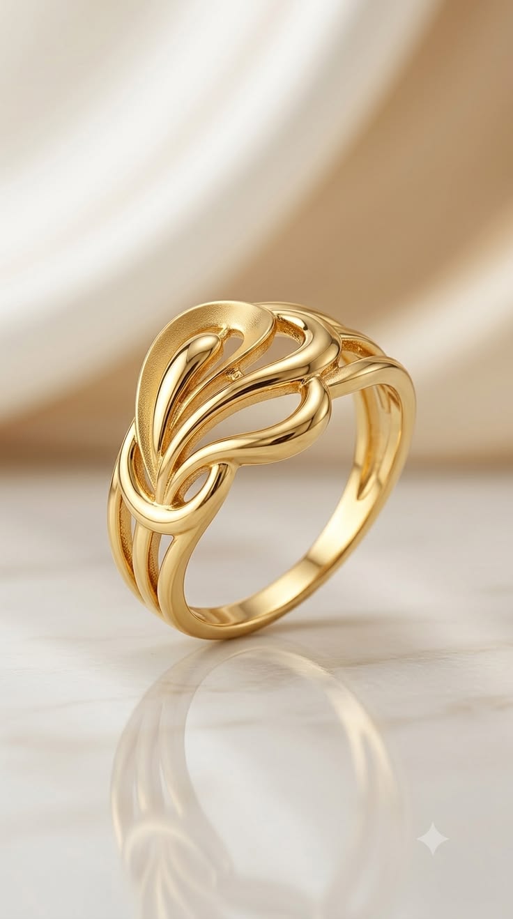 Discover timeless elegance with this stunning gold-polished 