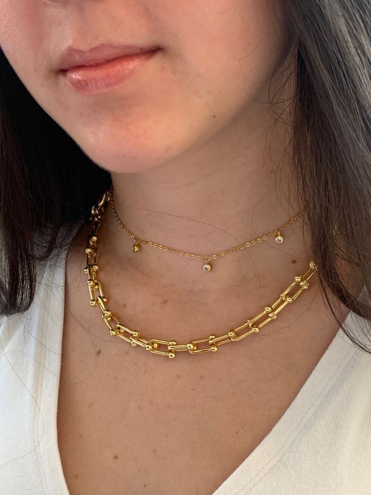 Dangling Diamond Choker #jewelry #necklaces #choker #goldcho