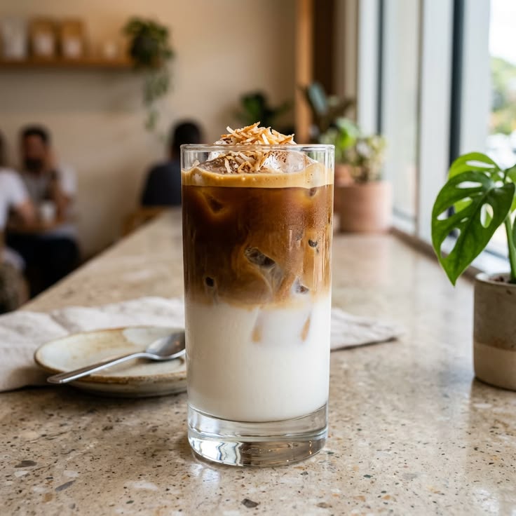 Elevate your morning routine with this viral iced coconut la