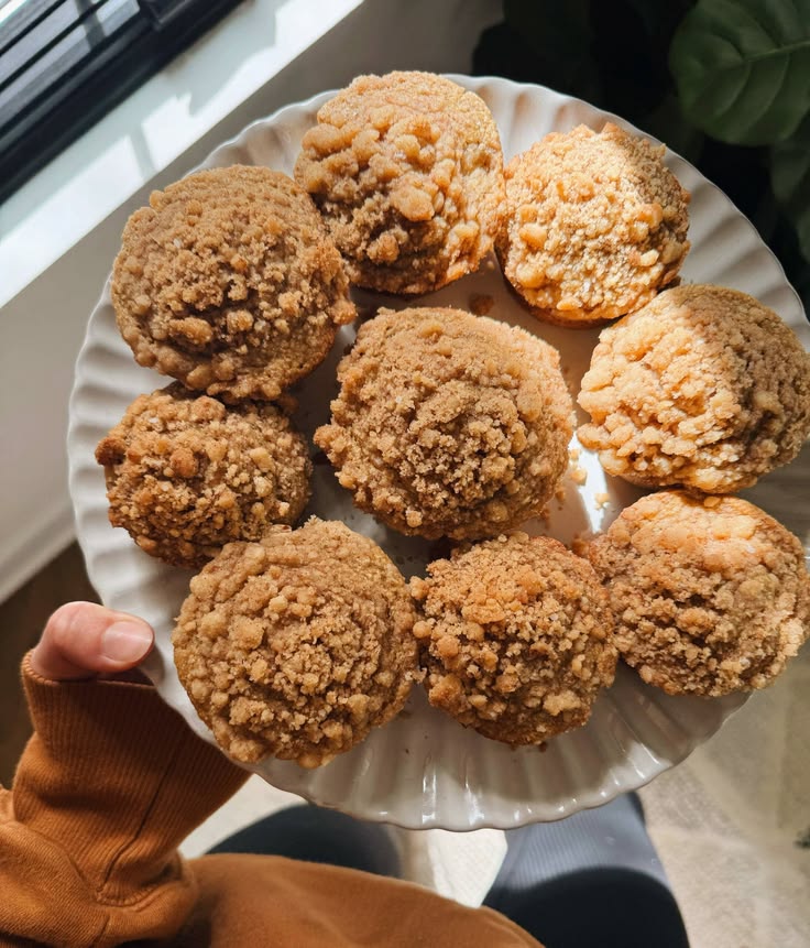 Apple Streusel Meal Prep Muffins Recipe - Pinch of Yum