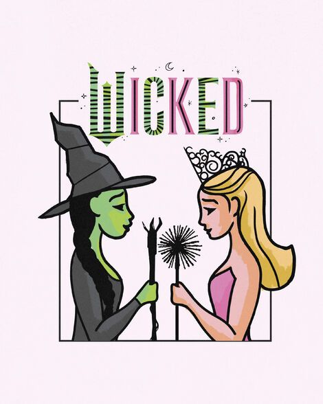 She'll love having Elphaba and Glinda on her new fave tee, c