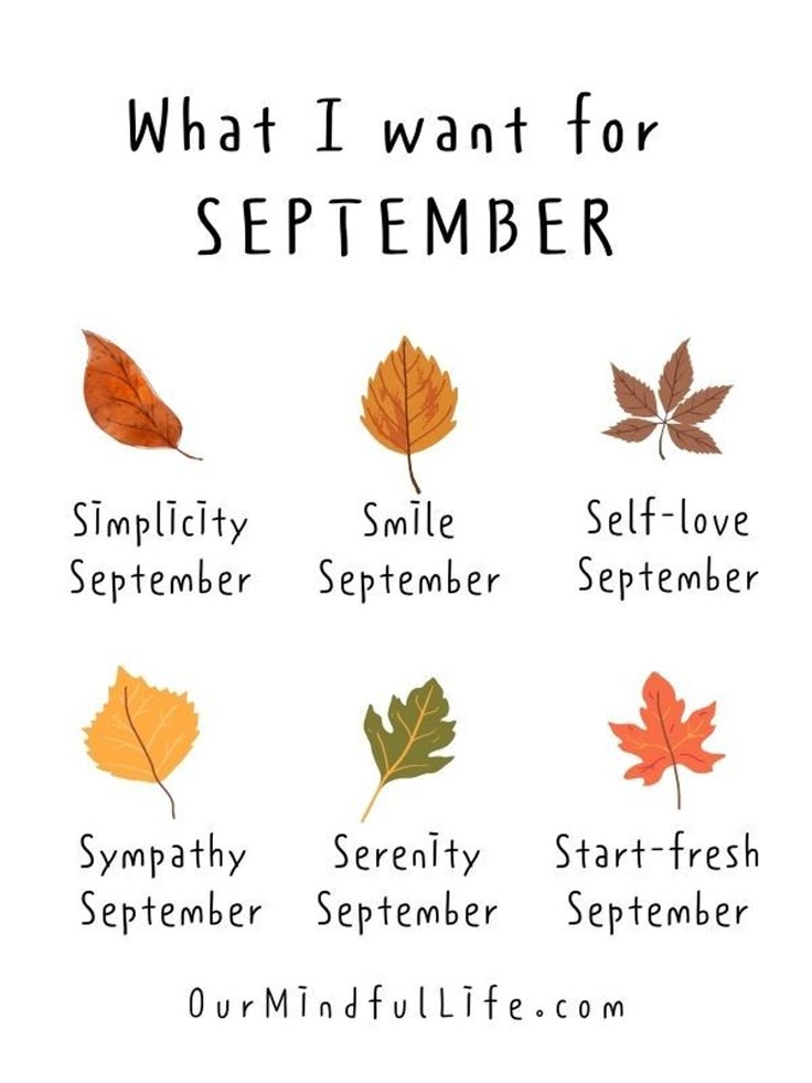 What I want for September - September quotes and sayings