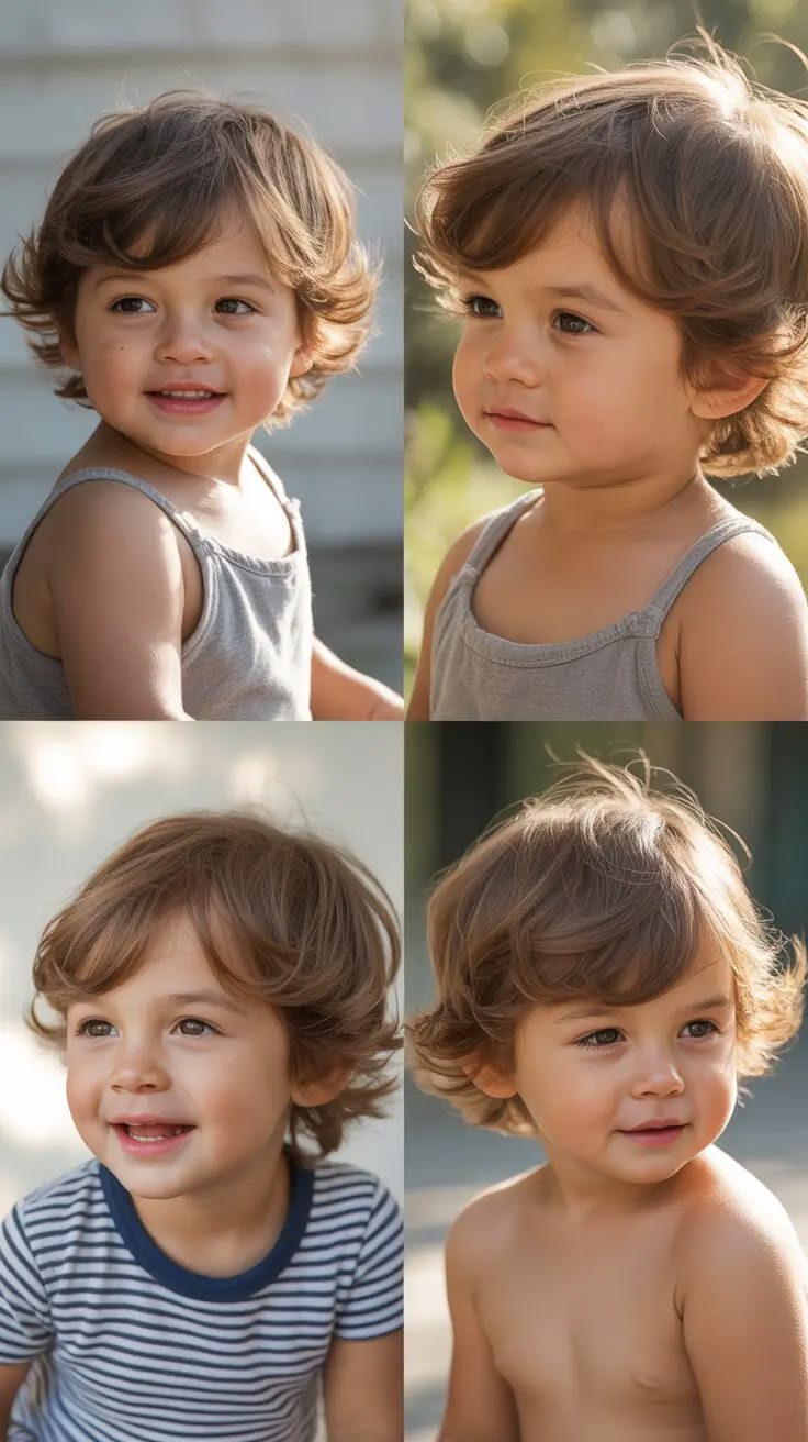 33 Cute Longer Toddler Boy Haircuts That Look So Stylish - E