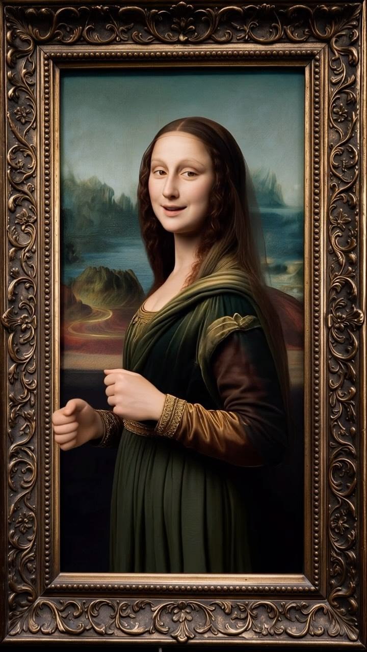 Let’s see Mona Lisa in makeup 🌸

..
..
..
Video made with @k