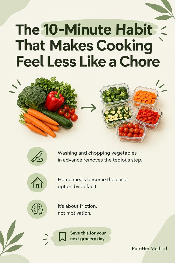 Make healthy cooking easier by removing the most tedious ste
