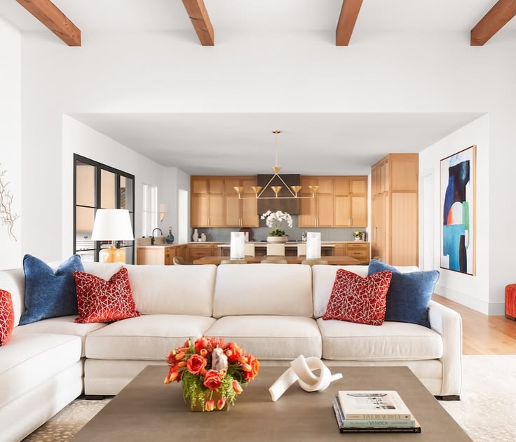 A little color, plenty of warmth, and a space that invites y