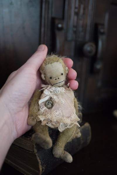 PDF E-PATTERN для 5 "мартышки Фиби По KatyaPanayisArtDolls -