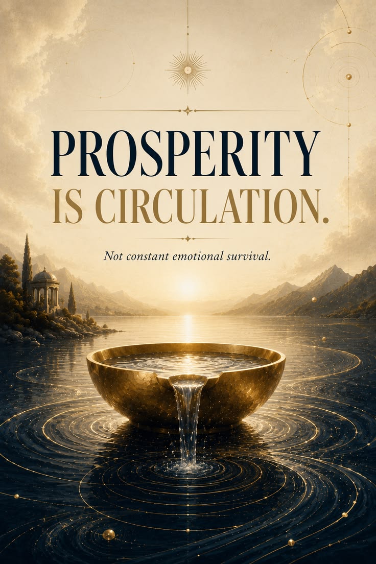 Prosperity is not constant striving, emotional pressure, or 