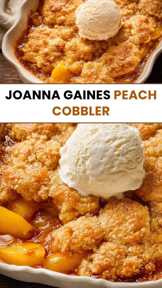 Discover the Joanna Gaines Peach Cobbler Recipe that's creat
