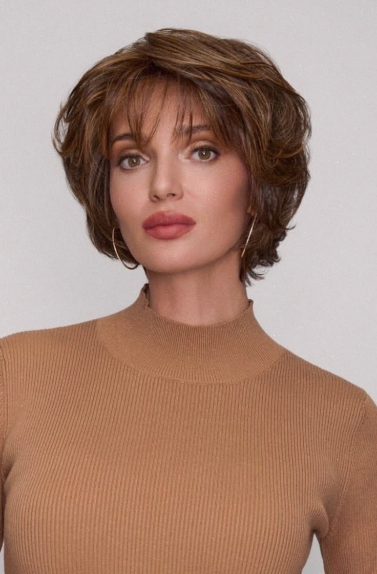 short layered haircut, fall hair inspiration

wig pictured: 