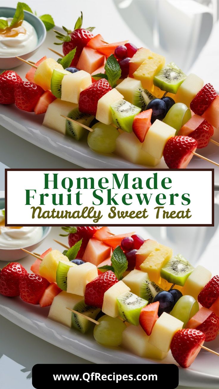 Planning a party? These Fruit Skewers make the perfect finge