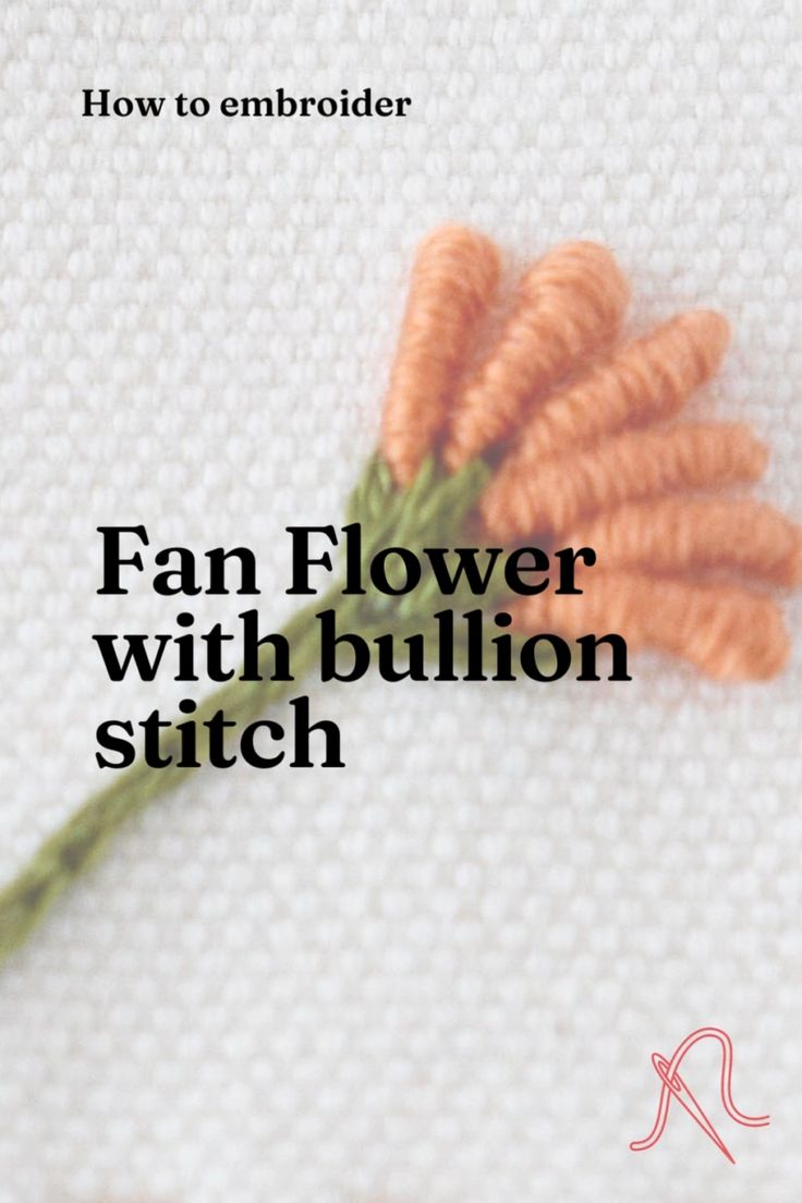 Discover the Art of Bullion Stitch Flowers! Turn your thread