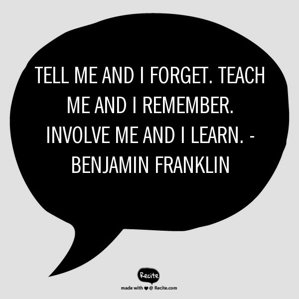 Quotes To Live By. Benjamin Franklin.