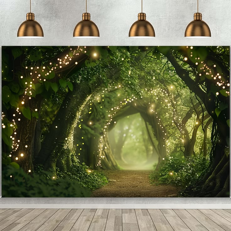 Forest Fairy Wonderland Forest Background, Wedding Party Bir