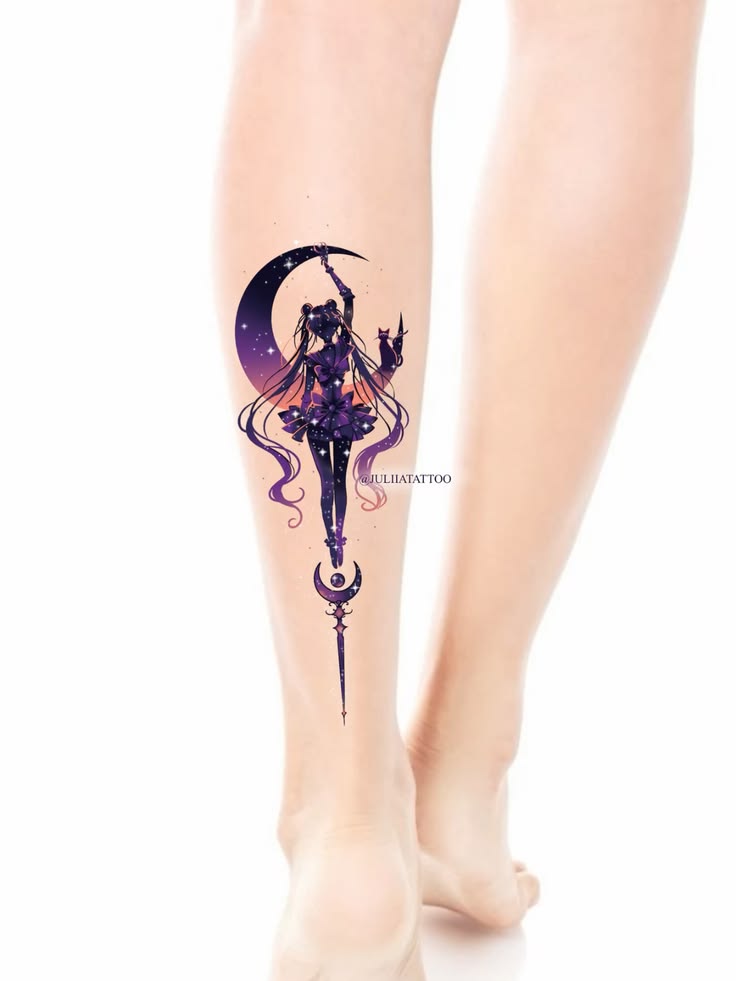 ✨ Custom tattoo design
🌙 Anime & manga inspired
💜 Color tatt