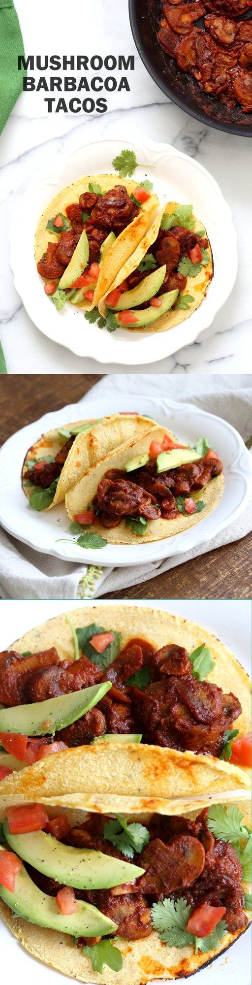 Vegan Barbacoa Mushroom Tacos