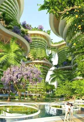 Beautiful Futuristic Architecture and Fine Ideas. Graphics. 