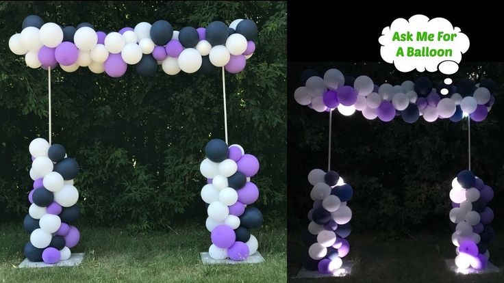 Wedding Balloon Decoration With Lights
