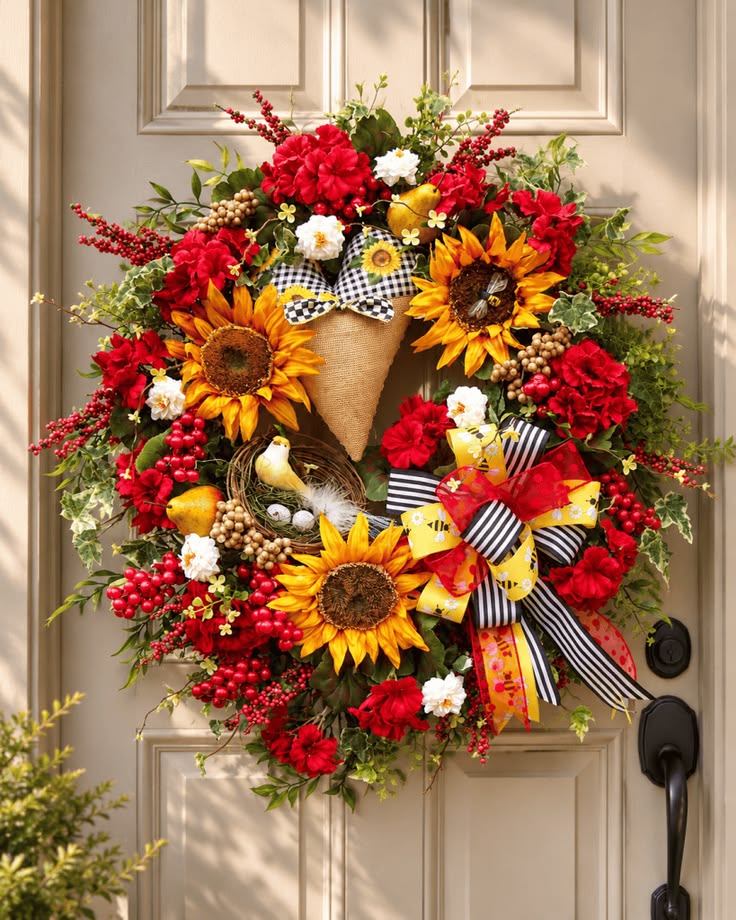 How Handmade Fabric Hearts Became One of My Favorite Wreath 
