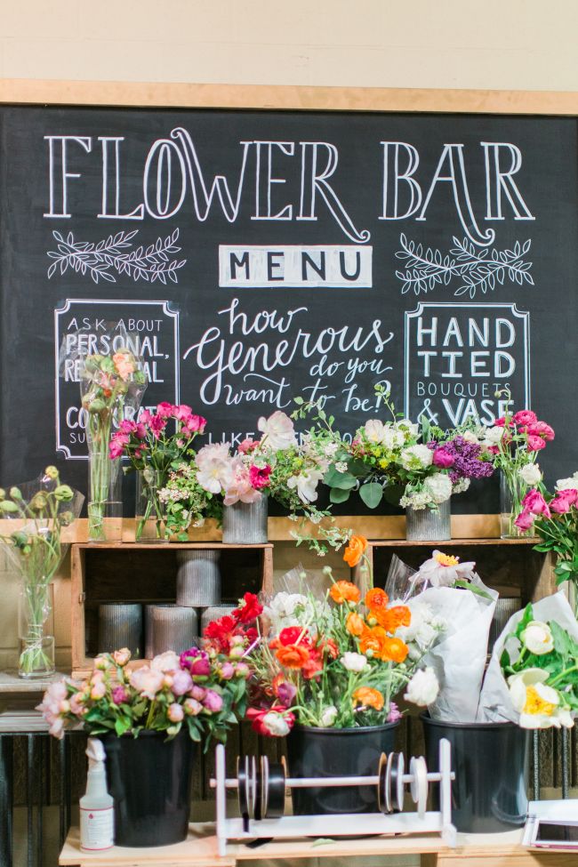 flower display - sell, sell, sell, those flowers!