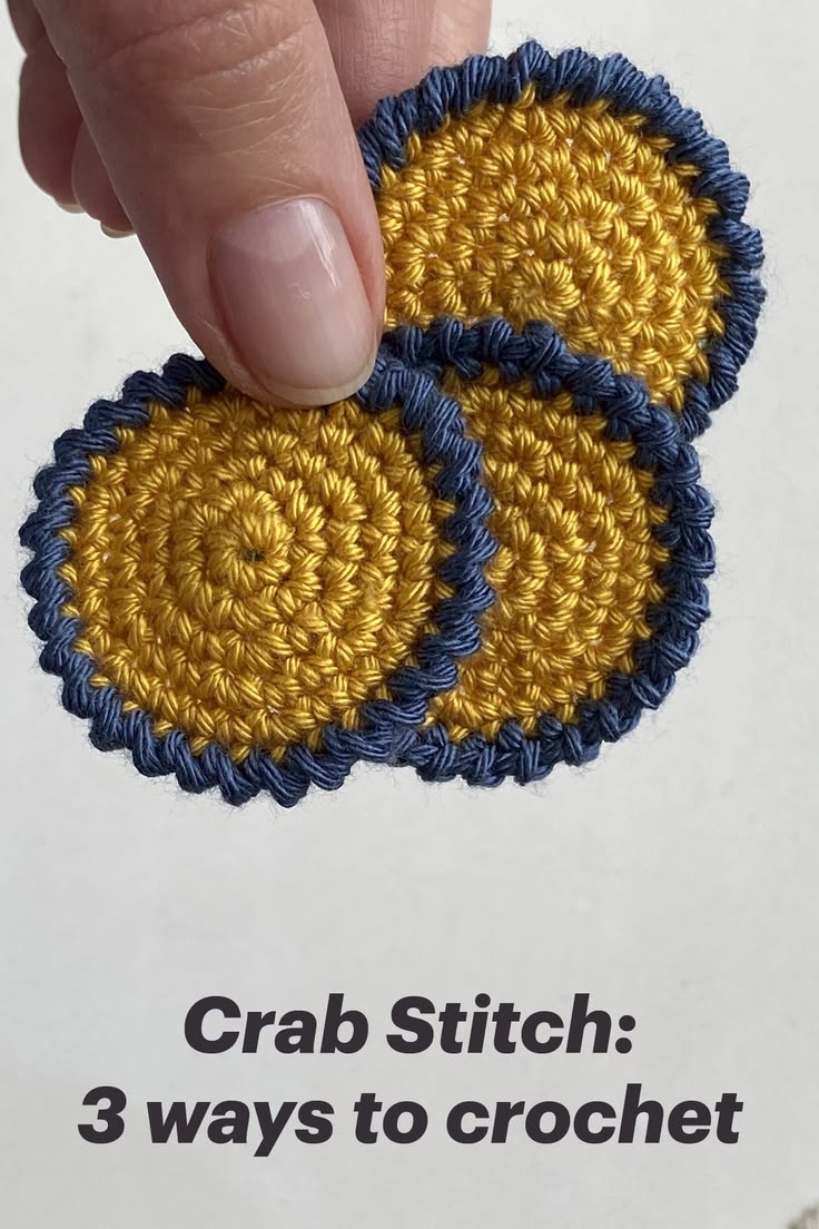 Want to learn how to crochet crab stitch? 🧶
In this short tu