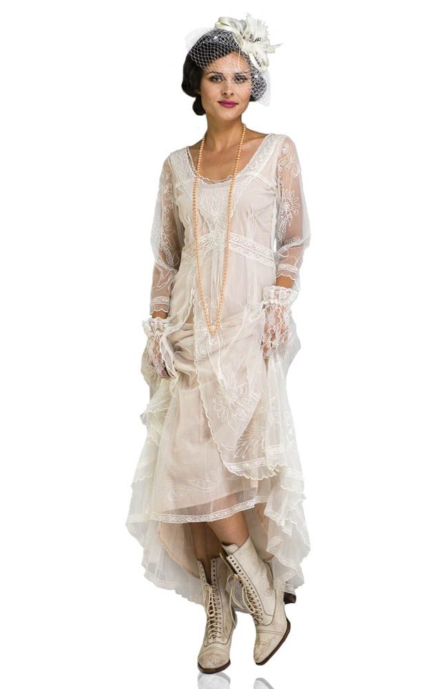 Nataya 40163 Downton Abbey Dress Ivory 1