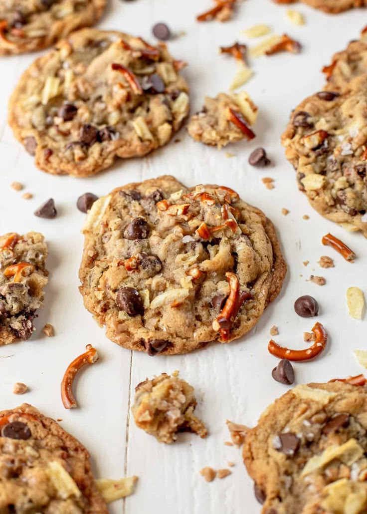 Kitchen Sink Cookies are soft and chewy cookies packed with 
