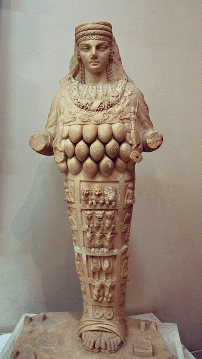 Artemis statue from the Amphitheater of  Lepcis Magna, now i