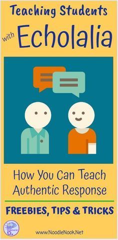 How to teach students with Echolalia- actual tips that work!