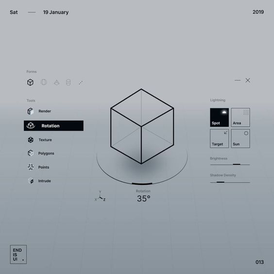 The Superb Futristic Dashboards and Floating UIs by Sebastia