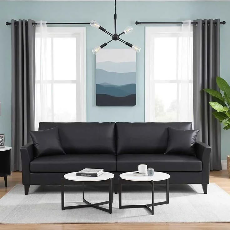 Introducing the̴Ì?Carlo Leatherette 3 Seater Sofa for Living