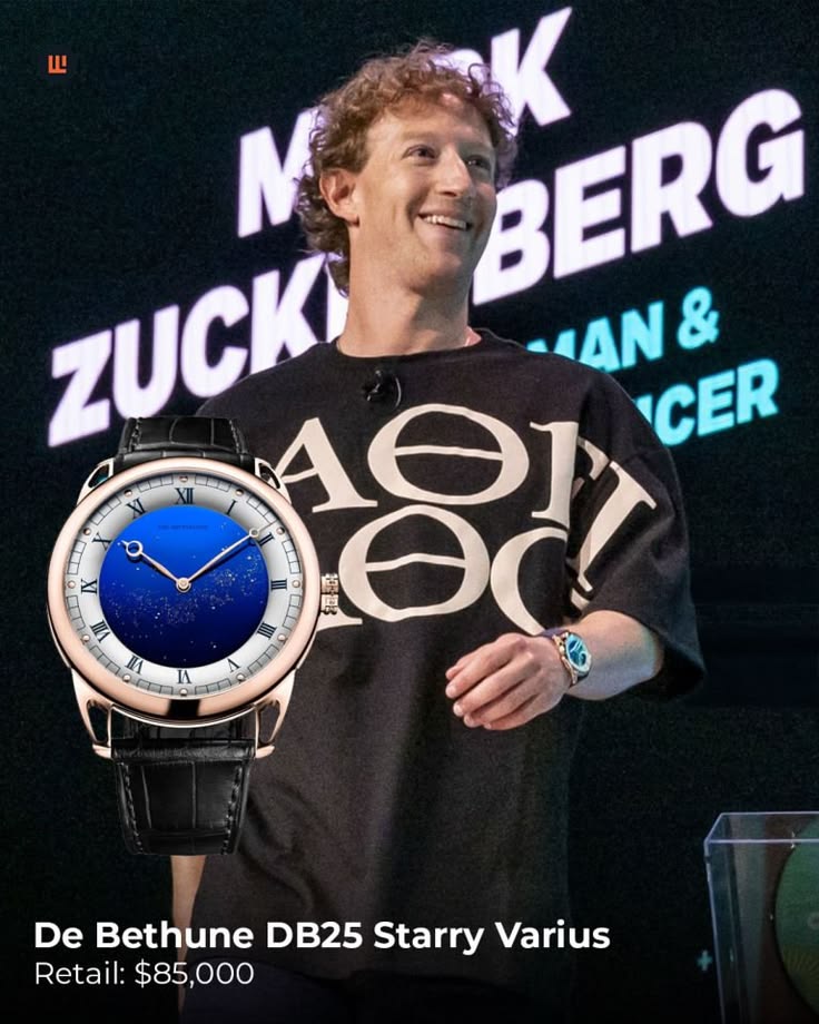 What watch is Mark Zuckerberg wearing? Check it out on our p