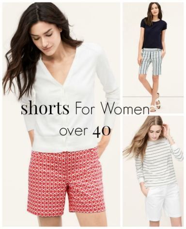 Shorts For Women over 40! Fashion outfit for Summer!