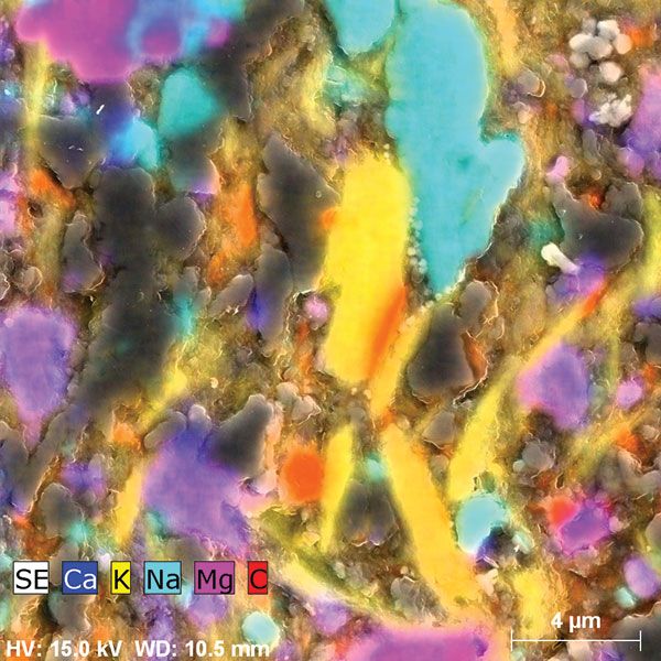 The Predictive Power of Porosity. X-ray map of a sample of s
