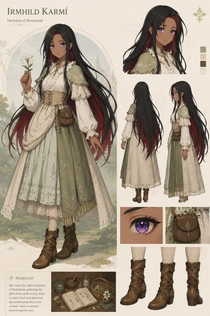She roams the cliffs and forests of Mondstadt gathering plan
