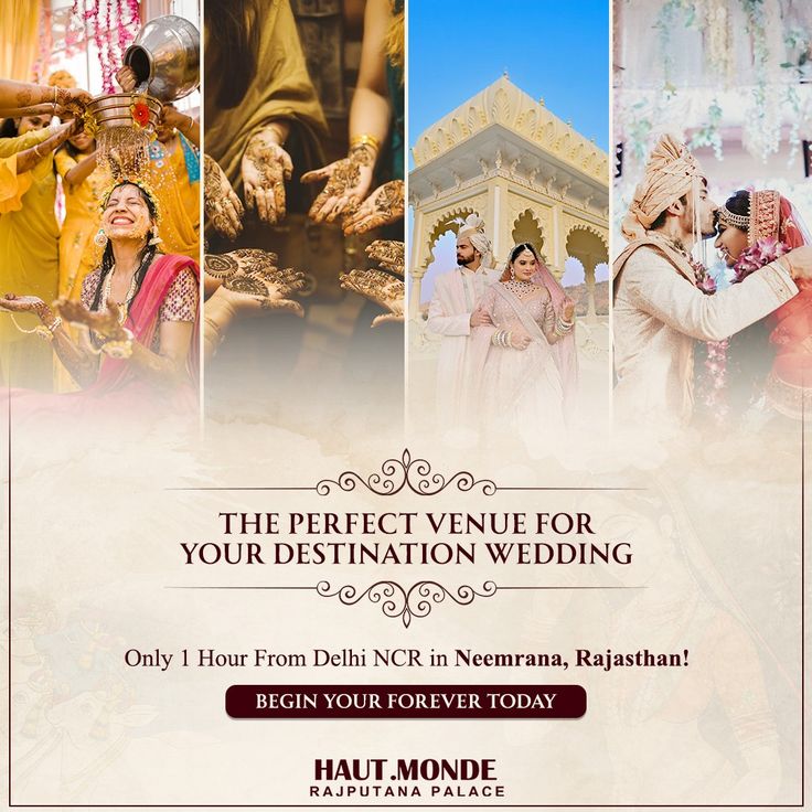 Begin your forever today with Haut Monde Rajputana Palace, N
