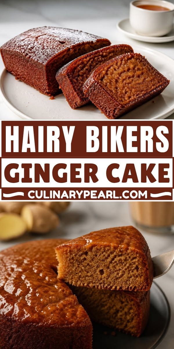Soft, moist, and full of warmth—this Hairy Bikers Ginger Cak