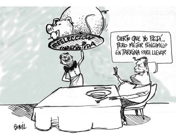 Reelección indefinida para llevar - Bonil